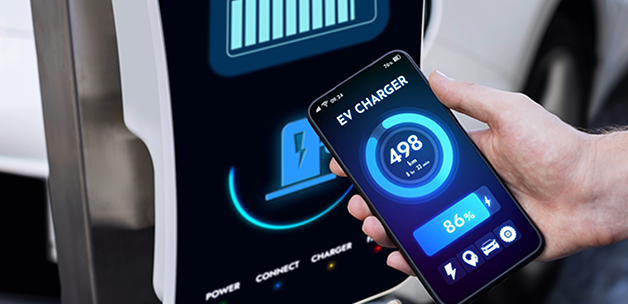 充電時間の選択カバー