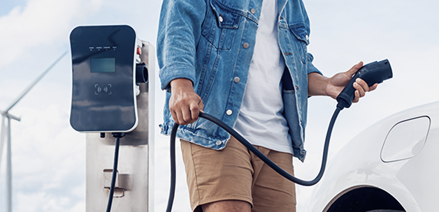 充電終了カバー